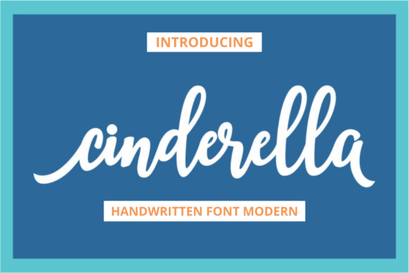 Cinderella: A Handwritten Font with Retro Charm