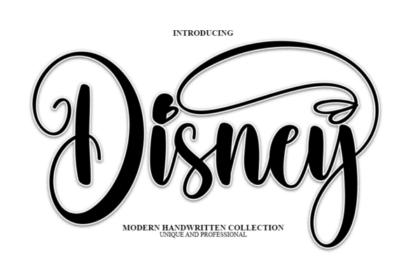 Disney: The Handwritten Font That Brings Whimsy and Warmth to Your Work