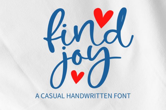 Find Joy: A Handwritten Font for Heartfelt Designs