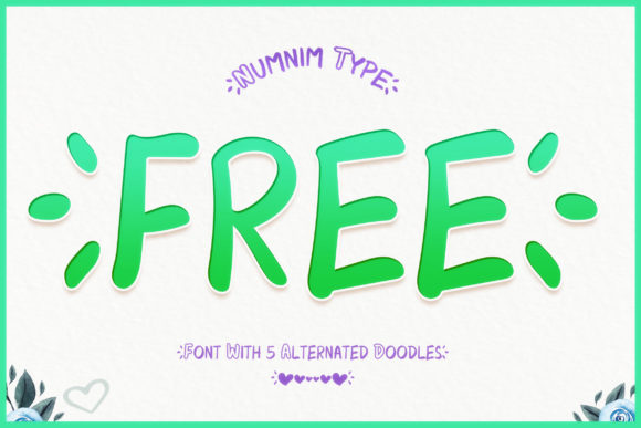 Free: A Whimsical Typeface for Magical Design Projects