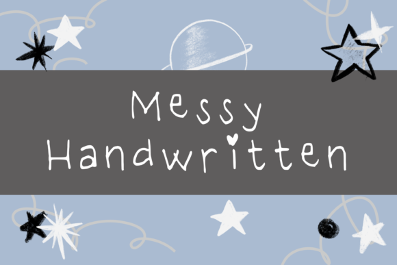 Messy: A Handwritten Font That Brings Authenticity to Your Brand