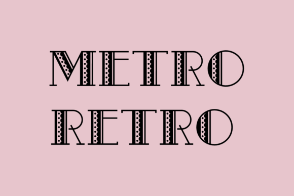 Metro Retro: A Playful Throwback Font for Modern Projects
