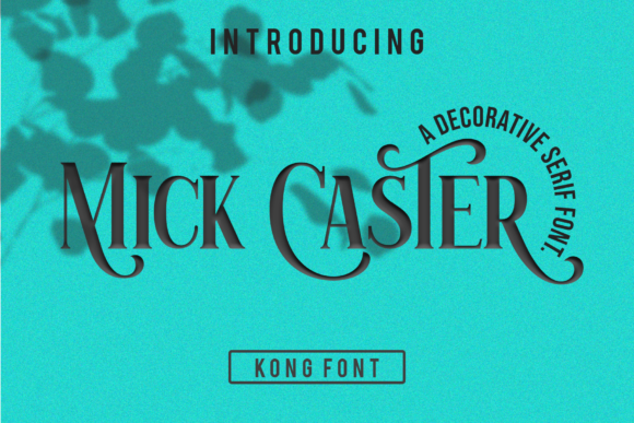 Mick Caster: The Assertive Serif for Confident Designs