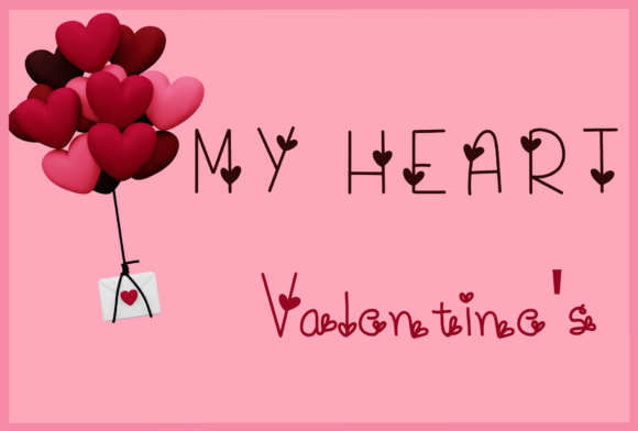 My Heart: A Handwritten Font That Feels Like a Warm Hug