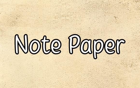 Note Paper: The Handwritten Font That Feels Like Your Best Idea