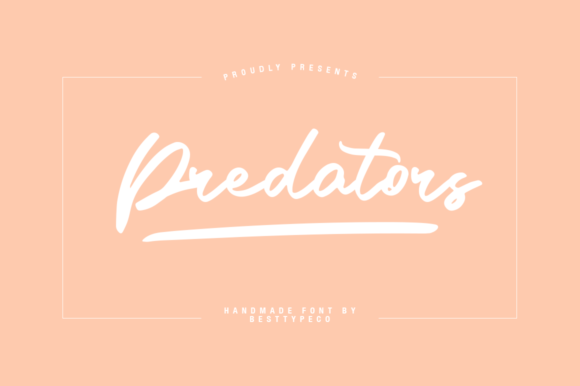 Predators: The Handwritten Font That Brings Authenticity to Your Work