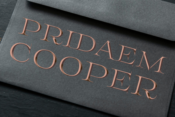 Pridaem Cooper: A Color Font for Bold, Modern Design