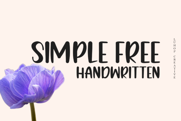 Simple Free: The Handwritten Font That Brings Joy to Your Designs