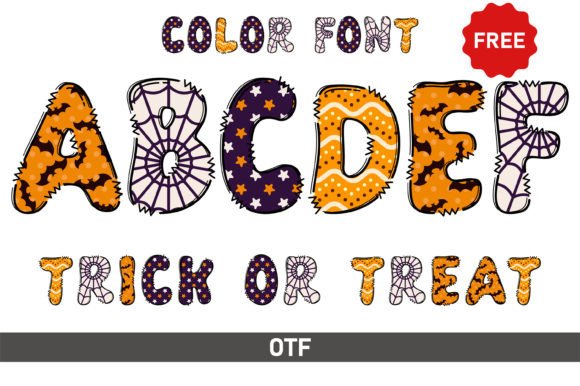 Trick or Treat: A Playful Typeface for Creative Projects