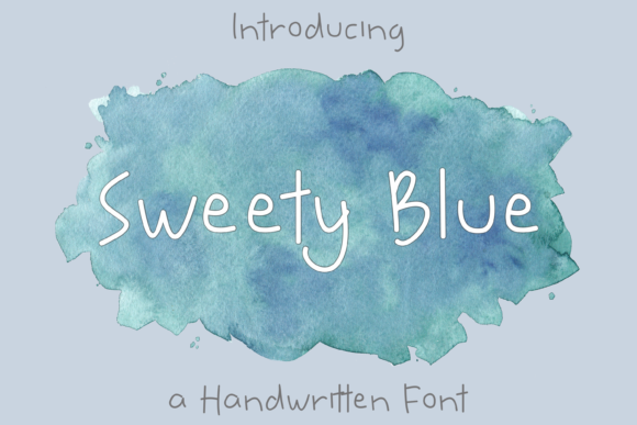 Why Sweety Blue is the Friendly Handwritten Font Your Brand Needs