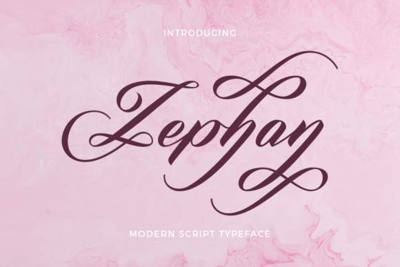 Zephan: A Script Font That Marries Classic Elegance with Modern Edge